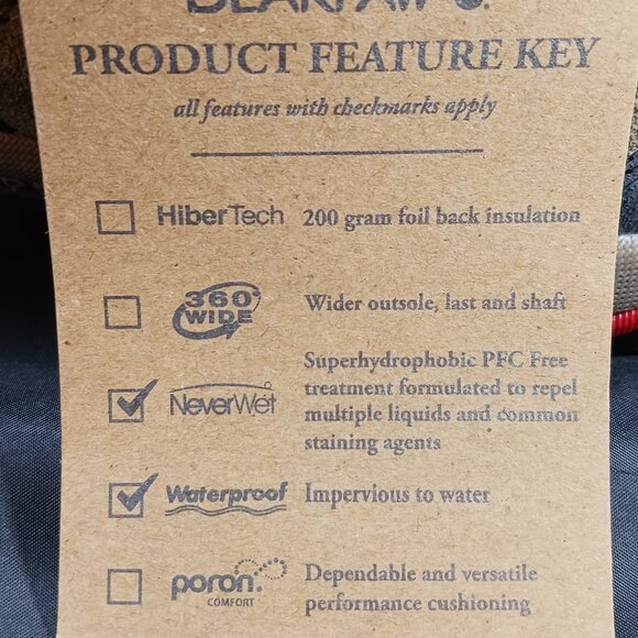 BearPaw Corsica Women's Waterproof Hiking Ankle Boot size 7 - Picture 6 of 12